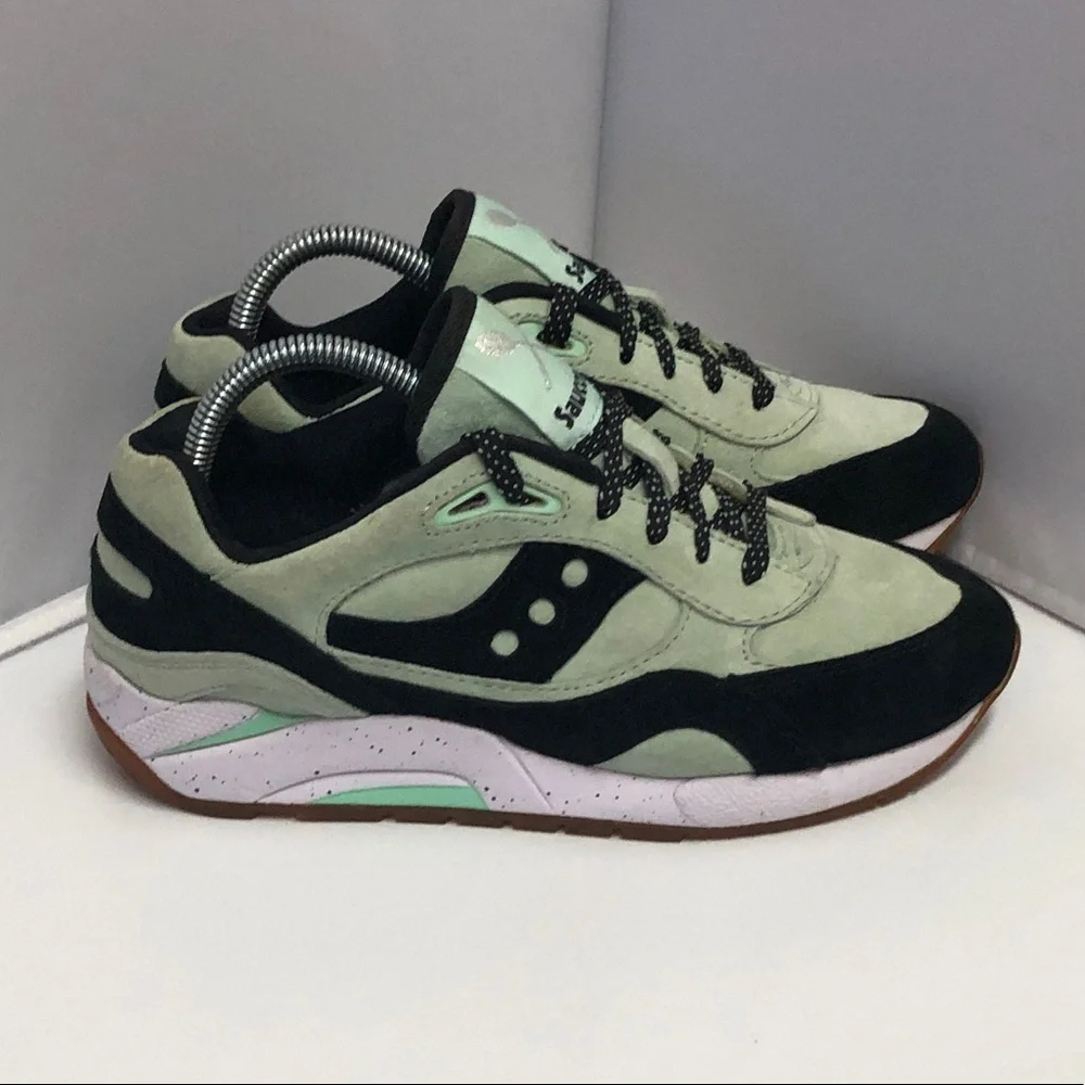 SAUCONY G9 Shadow 6 Scoops Pack Mint Chocolate Chip Sneakers WOMENS 7.5